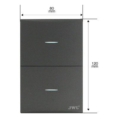 Placa de Interruptores Escalera / 2 Interruptores / 10 A / 127 V / 60 Hz / Superficie