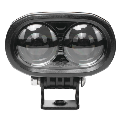 Luz LED de Advertencia Peatonal / Punto Azul Proyectado / 12-80 VCC / IP67 / Aluminio y Policarbonato / 4.7 x 4.1 x 2.6 in