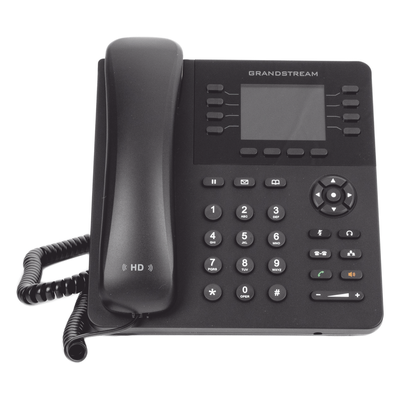 Teléfono IP Empresarial / 8 Líneas SIP / 4 Cuentas Simultáneas / Gigabit Dual / Bluetooth / PoE / Pantalla LCD 2.8 pulgadas