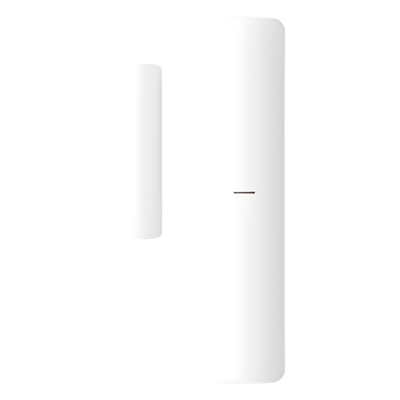 Sensor de Apertura Inalámbrico / Tecnología RF / Separación 25 mm / LED de Estado / Batería AA 1.5 V / -10°C a 55°C