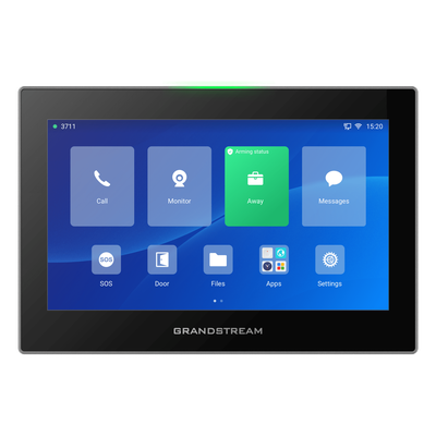 Estación de Intercomunicación SIP / Pantalla Táctil 7" HD / Wi-Fi 6 Dual-Band / Bluetooth 5.0 / 8 Canales de Alarma / Android 13