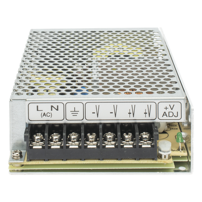 Fuente de Poder Conmutada / 100W / 24Vcc / 4.5A / Entrada 100-240VCA / 3.18 x 1.49 x 6.26 pulgadas
