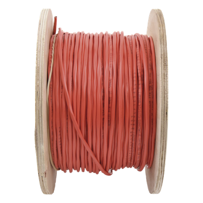 Cable de Alarma Blindado / 2x14 AWG / Riser FPLR / 152 m (500 ft) / Impedancia 33Ω / Rojo