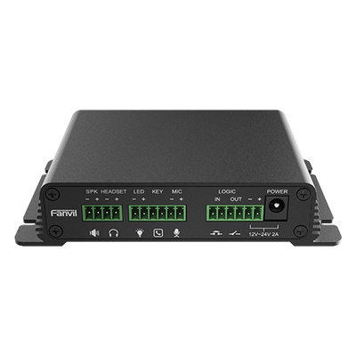 Gateway SIP de Voceo y Paging / Amplificador Integrado 30 W / PoE / Intercomunicación Audio/Video / 2 Líneas SIP / Compatible IP/RTP/RTSP
