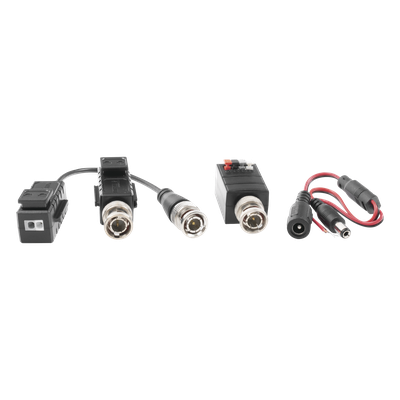 Kit de Transceptores de Video / Alcance 320 m (1049.9 ft) / HD-TVI/CVI/AHD/CVBS / Cat 5e/6 / Protección contra Sobretensión / Inmunidad 60 dB