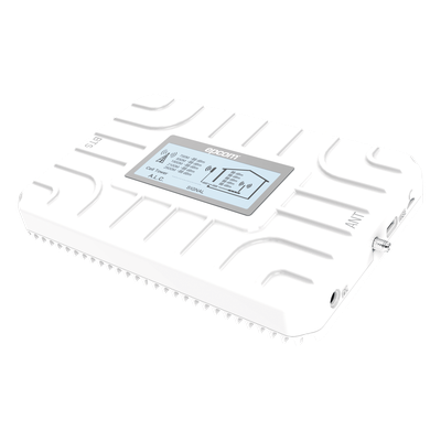 Kit PLUS de Amplificador de Señal Celular 5G / Penta Banda / Soporta 2G, 3G, 4G y 5G / Compatible con TELCEL, AT&T, MOVISTAR y OMV / Cobertura hasta 250 m2 / Incluye Antenas, Jumpers coaxiales y mástil.