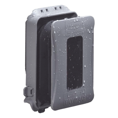 Cubierta impermeable / 1 entrada / Montaje horizontal-vertical / Servicio pesado / Expandible / 74.41 in³ / NEMA 3R / 6.14 x 4.04 x 3 in