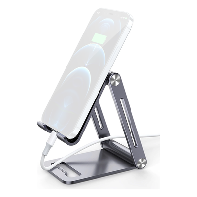 Soporte para Teléfono Celular / Aluminio / Ajustable / Plegable / 4.7'' a 7.9'' / Antideslizante