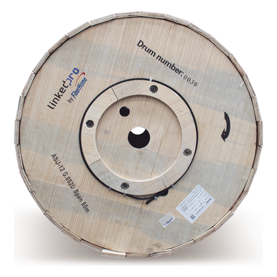 Cable Fibra Óptica ADSS / Monomodo G.652D / 12 Hilos / Span 80 m (262.5 ft) / Cubierta MDPE / Sin Metal