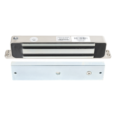 Chapa Magnética / 350 lbs / Montaje Superficial / IP68 / Exterior / 12V CD o 24V CD / -10 a +55°C