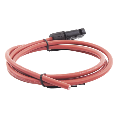 Cable Fotovoltaico / 1.5 m (4.9 ft) / Calibre 10 AWG / Terminal MC4-M / Rojo