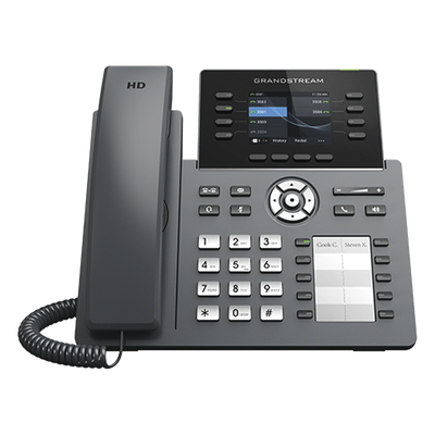 Teléfono IP / 8 Líneas SIP / 4 Cuentas / Pantalla 2.8" / Wi-Fi Dual-Band / Bluetooth / PoE / Audio Full HD