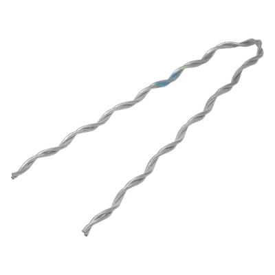 Remate Preformado para Cable Guía de Acero / Acero Galvanizado / Ø 1.2 - 1.3 mm / Tensión 1300 N / Longitud 160 mm (0.52 ft) / Instalación sin Herramientas
