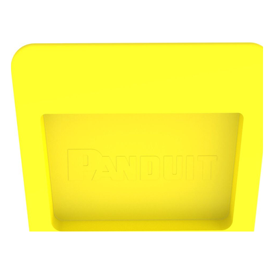Tapa Final para Canaleta / 4x4 / Instalación a Presión / Radio de Curvatura 50.8 mm / PVC Rígido y ABS / Amarillo