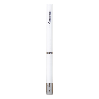 Antena Marina HF / 2-30 MHz / 1 kW SSB / Fibra de Vidrio / 2 Secciones / Resonancia 10.8 MHz / Requiere Sintonizador