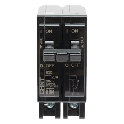 Interruptor Termomagnético Enchufable / 2 Polos / 50A / 240V / 10 kA / -30 a 70 °C