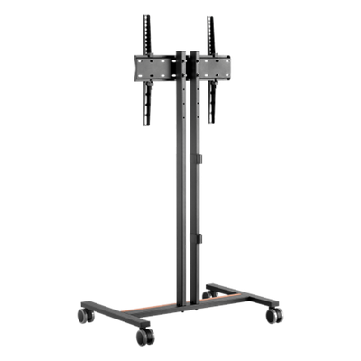 Soporte Móvil para TV / Hasta 55 Pulgadas / Carga 35 kg (77 lbs) / VESA 200x200 a 600x400 / Ruedas con Frenos / Altura Ajustable 4 Posiciones