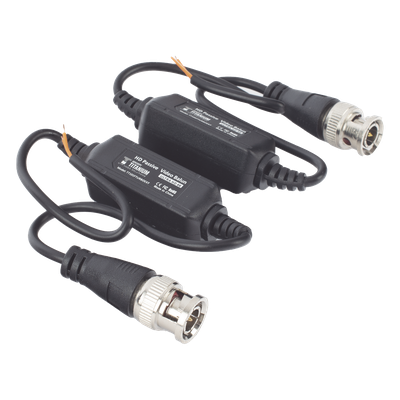 Kit de Transceptores Pasivos / TurboHD 4K / HD-TVI HD-CVI AHD CVBS COAXITRON / Audio por Coaxitron / Blindado RF / 200 m (656 ft)