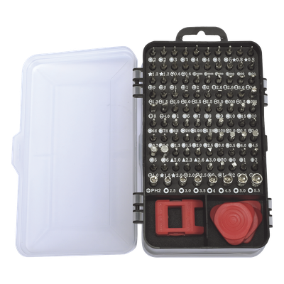 Juego de Reparación Electrónica / 115 Piezas / 98 Puntas de Precisión / Acero Cr-V / Estuche de Almacenamiento