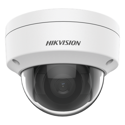 Domo IP / 4 MP / Lente 2.8 mm / IR 30 m (98 ft) / WDR 120 dB / IP67 / PoE / H.265+