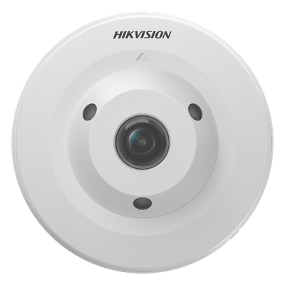 Cámara Fisheye TurboHD / 3K 5 Megapixel / 180° FOV / Lente 1.8 mm / Dual Light 10 m (32.8 ft) / Audio Coaxitron / IP67 / IK08