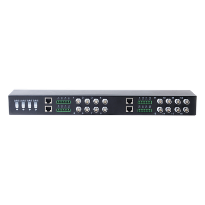 Transceptor de Video Pasivo / 16 Canales / 4K / Rack 19" / UTP Cat 5e/6 / HD-TVI/CVI/AHD/CVBS / Protección contra Sobretensión