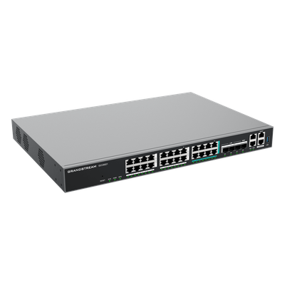 Router Todo-en-Uno / 50 Extensiones PBX / Firewall NGFW 9 Gbps / VPN IPsec 1.3 Gbps / 4x SFP+ 10 GbE / 8x 2.5 GbE / 16x GbE / Gestión en la Nube