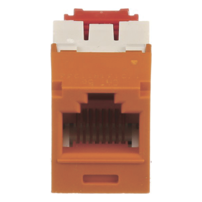 Conector Jack RJ45 / Categoría 5e / 8P8C / Terminación TG / Sin Herramienta de Impacto / -10°C a 65°C / 3.28 pies de Alcance de Frecuencia
