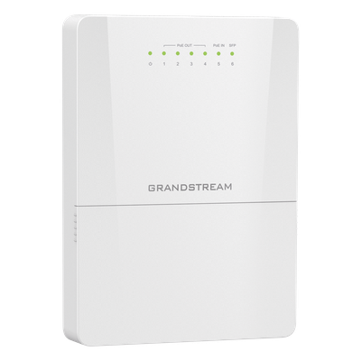 Switch PoE Administrable para Exteriores / 6 Puertos / 5 GE + 1 SFP / IP66 / PoE Integrado / Gestión Remota
