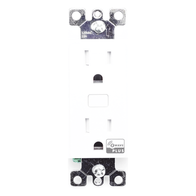 Tomacorriente Inteligente Z-Wave / 120 VCA 60 Hz / Carga 1800W Resistiva / Alcance 20.5 m (67.3 ft) / Empotrable Interior
