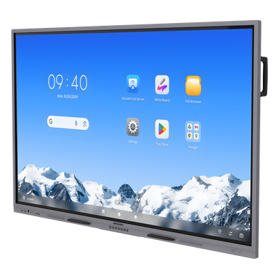 Pantalla Interactiva Touch / 65 Pulgadas / 4K UHD / Android EDLA / 50 Puntos Táctiles / 2 ms Respuesta / Bocinas 55 W / 128 GB Almacenamiento