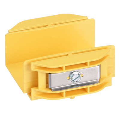 Acoplador para Canaleta / 2 x 2 pulgadas (50.8 x 50.8 mm) / Sin Herramientas / ABS Resistente / 41.6 mm de Altura / Color Amarillo