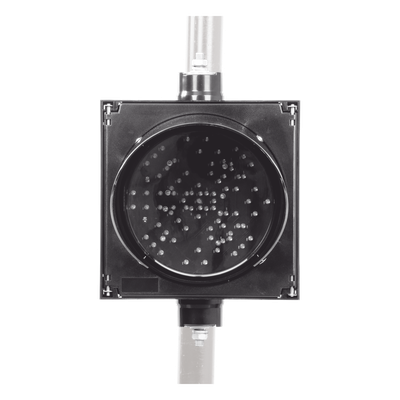 Semáforo LED / Diámetro 20 cm / 81 LEDs / IP65 / 110 VCA / 6 W / Intensidad 500 cd Rojo / 400-600 cd Verde