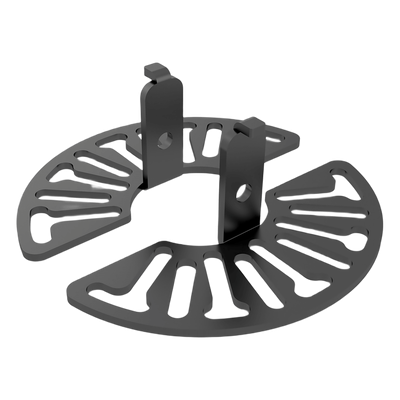 Soporte de Montaje Universal / Cámara Domo / 125 mm (4.92 in) de Diámetro / Altura Ajustable 45.2 mm (1.78 in) / Acero de Alta Resistencia