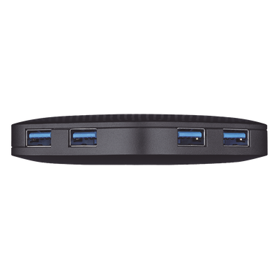Hub USB Portátil / 4 Puertos USB 3.0 / Plug and Play / 71 x 71 x 16.6 mm (2.8 x 2.8 x 0.65 in) / Compatible Windows, macOS, Linux
