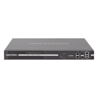 Decodificador de Vídeo IP / 8 Salidas HDMI 4K UHD / 128 Canales Simultáneos / Videowall 25 Cámaras por Pantalla / Dual Ethernet Gigabit / Fibra Óptica