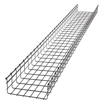 Charola Tipo Malla / 116 mm Peralte / 300 mm Ancho / 3 m Tramo / 9.84 ft / Electro Zinc / 554 Cables Cat6