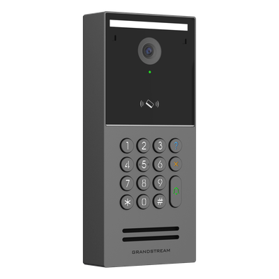 Videoportero IP Inteligente / 2K Ultra HD 4 MP / Ángulo 127° / IA ISP con Análisis de Comportamiento / Lector RFID Dual 13.56 MHz y 125 kHz / 5000 Tarjetas / PoE Integrado / IP66 IK10