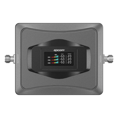 Amplificador Celular 4G / Triple Banda 850/1900/2100 MHz / Ganancia 68 dBm / Cobertura 600 m² / Kit Completo con Antenas y Cables