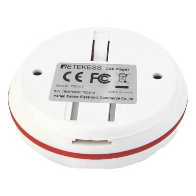 Botón de Llamada Inalámbrico / 433 MHz / Alcance 100 m (328.1 ft) / IP65 / -20°C a 55°C / Batería 12V 23A