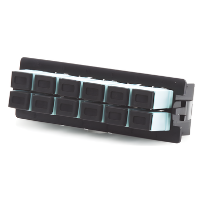 Placa Acopladora / 12 Fibras Multimodo / 12 Acopladores SC Simplex / Compatible SC-LC-APC-PC/UPC / Interior