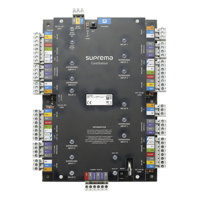 Panel de Control de Acceso / 500,000 Usuarios / 4 Puertas / 1,000,000 Plantillas Huella / TCP-IP / RS-485 OSDP v2 / Control de Elevadores