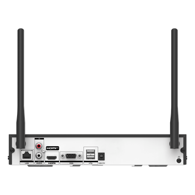 NVR IP / 8 Canales / 4K 8 Megapixel / Wi-Fi 2.4 GHz / 1 Bahía HDD hasta 8 TB / AcuSense / HDMI 4K + VGA