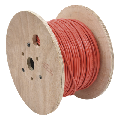 Cable de Alarma Blindado / 2x14 AWG / Riser FPLR / 152 m (500 ft) / Impedancia 33Ω / Rojo