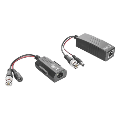Kit de Transceptores Activos TURBO HD / Conversión 36/24 Vcc a 12 Vcc Regulados / Transmisión 200 m (656.2 ft) / Compatible HD-TVI, HD-CVI, AHD, CVBS / UTP Cat5e/6