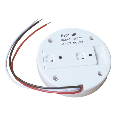 Micrófono Omnidireccional / Cobertura 10-100 m² / Sensibilidad -48 dB / Relación Señal/Ruido 78 dB / Alimentación 12V DC / Diseño Compacto 80x27 mm
