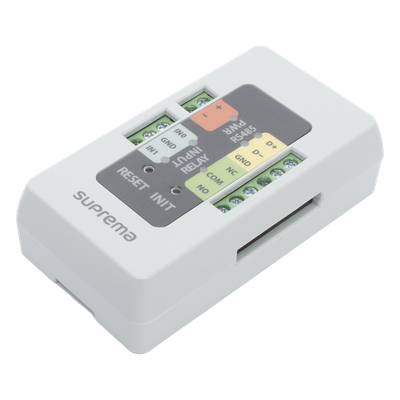 Módulo de Conexión Segura / RS-485 / Entrada Sensor de Puerta / Salida de Relé / 12 VCC 100 mA / 36 x 65 x 18 mm