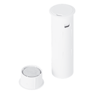 Sensor Magnético Inalámbrico / Empotrable Invisible / Gap 2.54 cm (1 in) / Frecuencia 345 MHz / Batería 5 Años / Diámetro 1.9 cm (0.75 in)