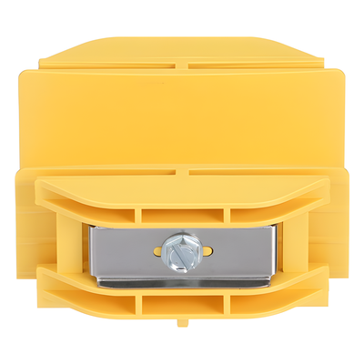 Acoplador para Canaleta / 2 x 2 pulgadas (50.8 x 50.8 mm) / Sin Herramientas / ABS Resistente / 41.6 mm de Altura / Color Amarillo
