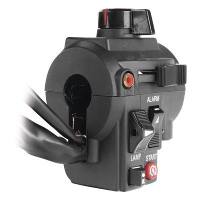 Controlador de Luces y Sirena / 12V DC / IP66 / Interruptor 4 Posiciones / Diseño Compacto
